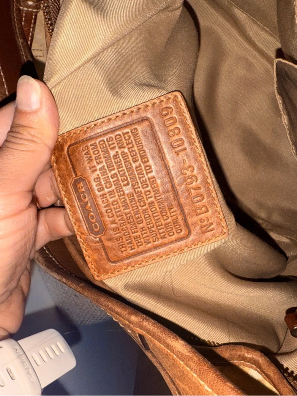 Coach Ergo Patchwork Hobo Shoulder Bag in Neutral/Beige with Matching Wallet - Picture 5 of 10